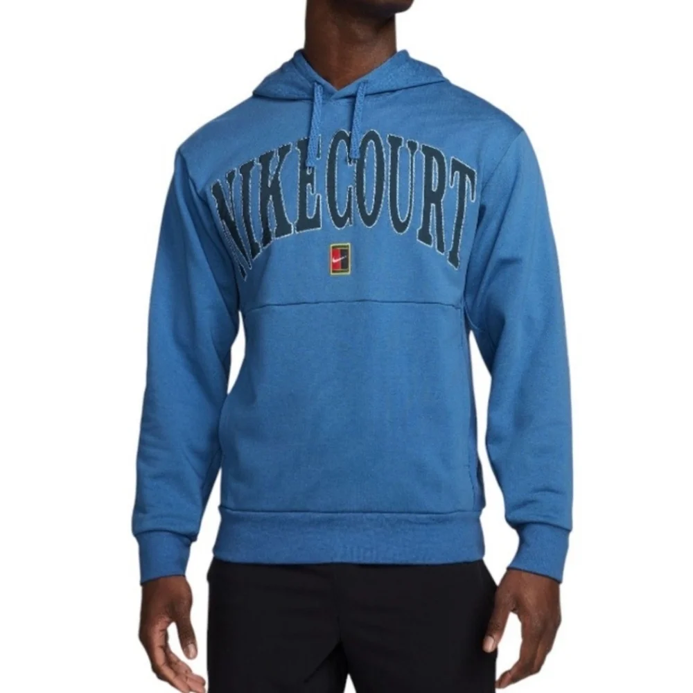 NWT Nike Men's Dri-Fit Heritage Tennis Hoodie in Star Blue  - XL